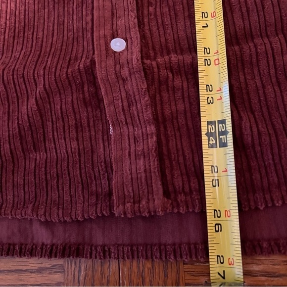 NEW Frank & Eileen Brown Corduroy Button Down Top XS Soft Relaxed Fit Layering - Picture 13 of 13